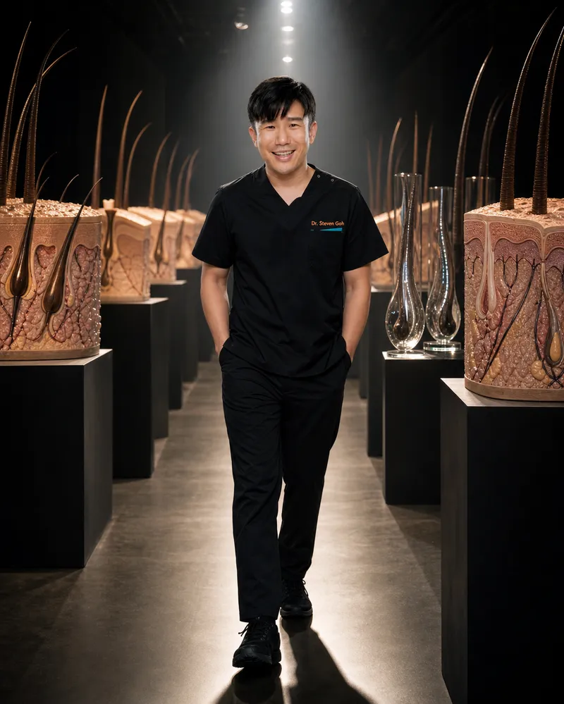 Dr. Steven Goh in his clinic
